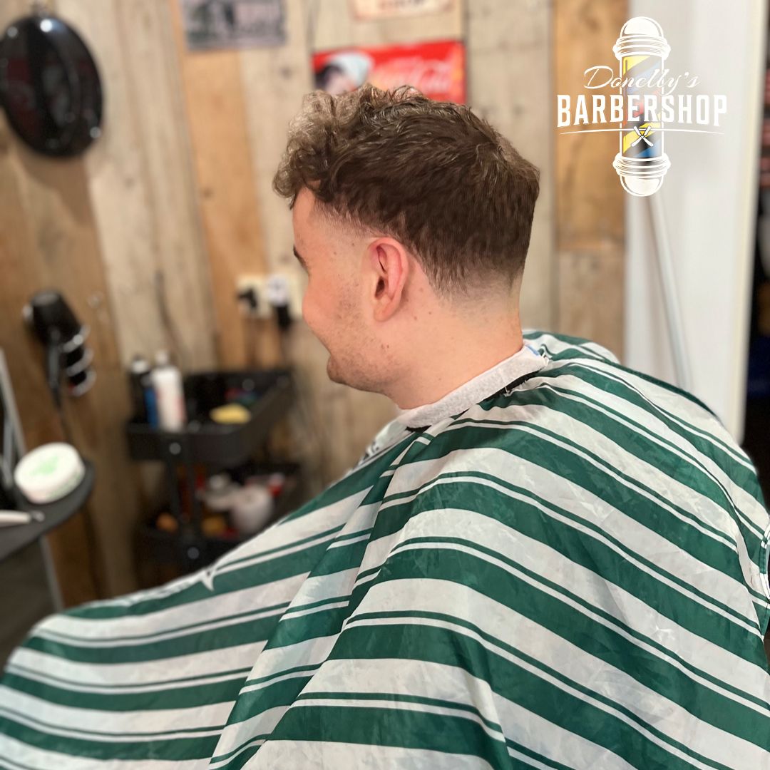 Getextureerde crop met fade, schuin van achteren